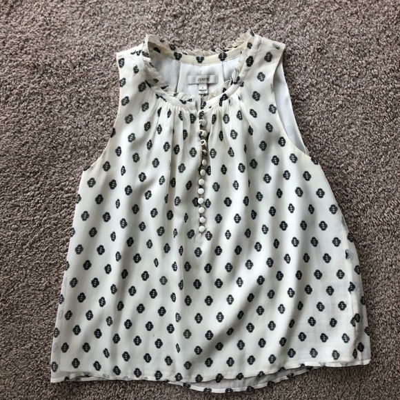 Jcrew 100% Silk Sera Top in Traces Medellin - Picture 2 of 4